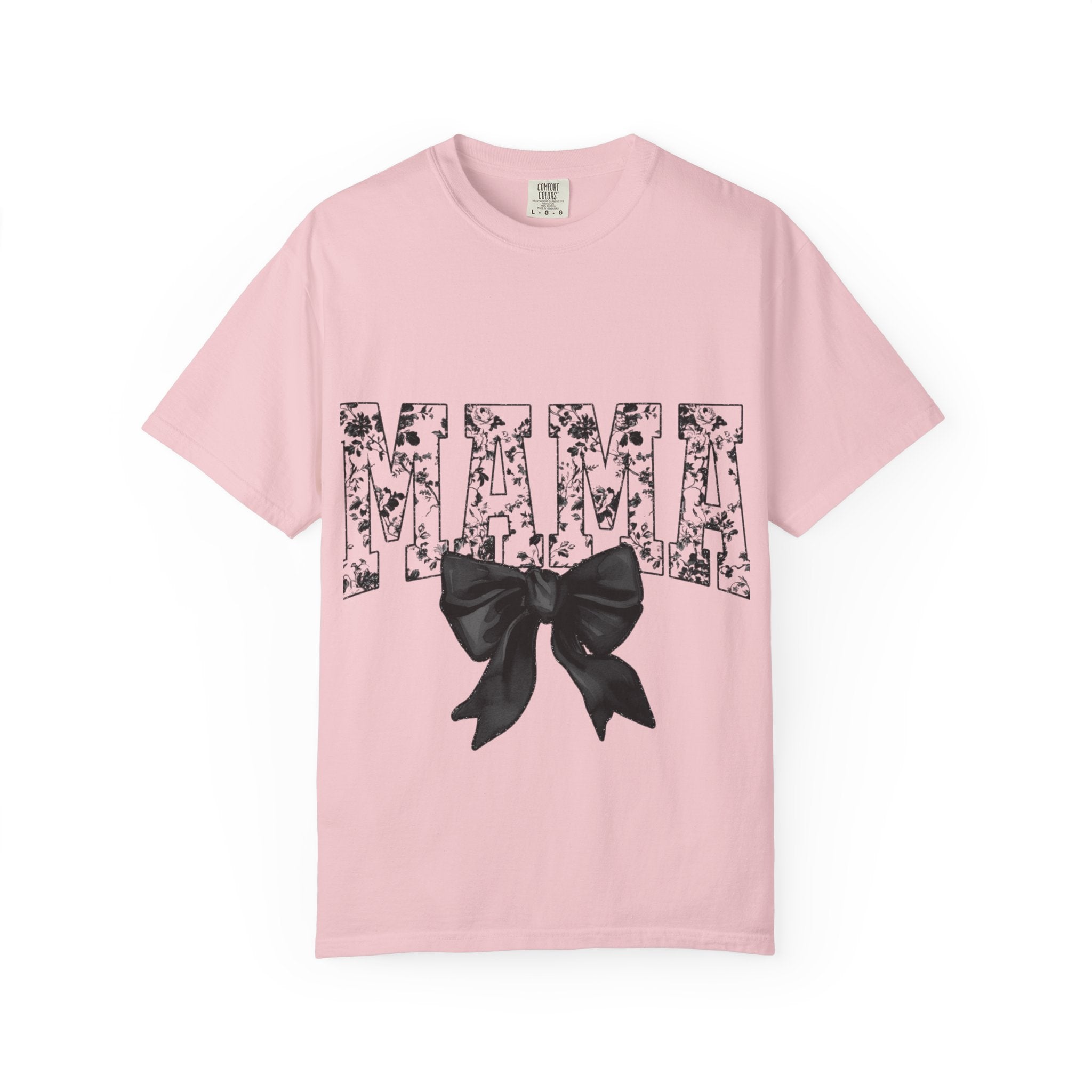 Mama Floral Bow T-Shirt — Mother's Day Floral "MAMA" Tee