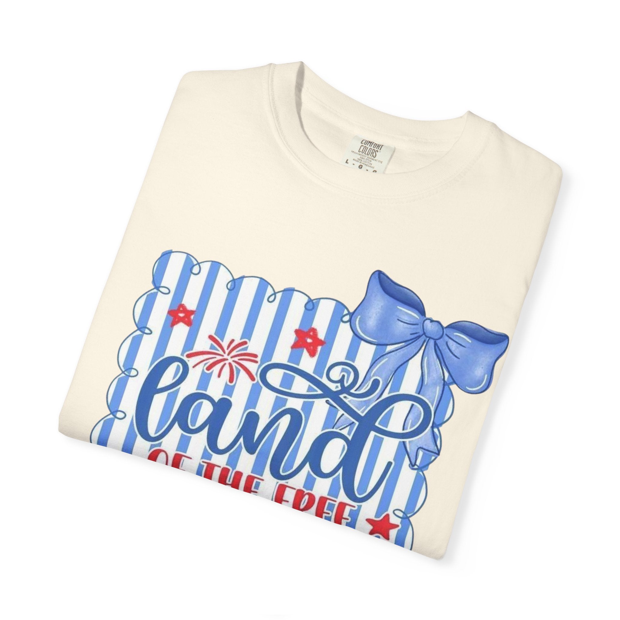 Patriotic "Land of the Free, Because of the Brave" T-Shirt