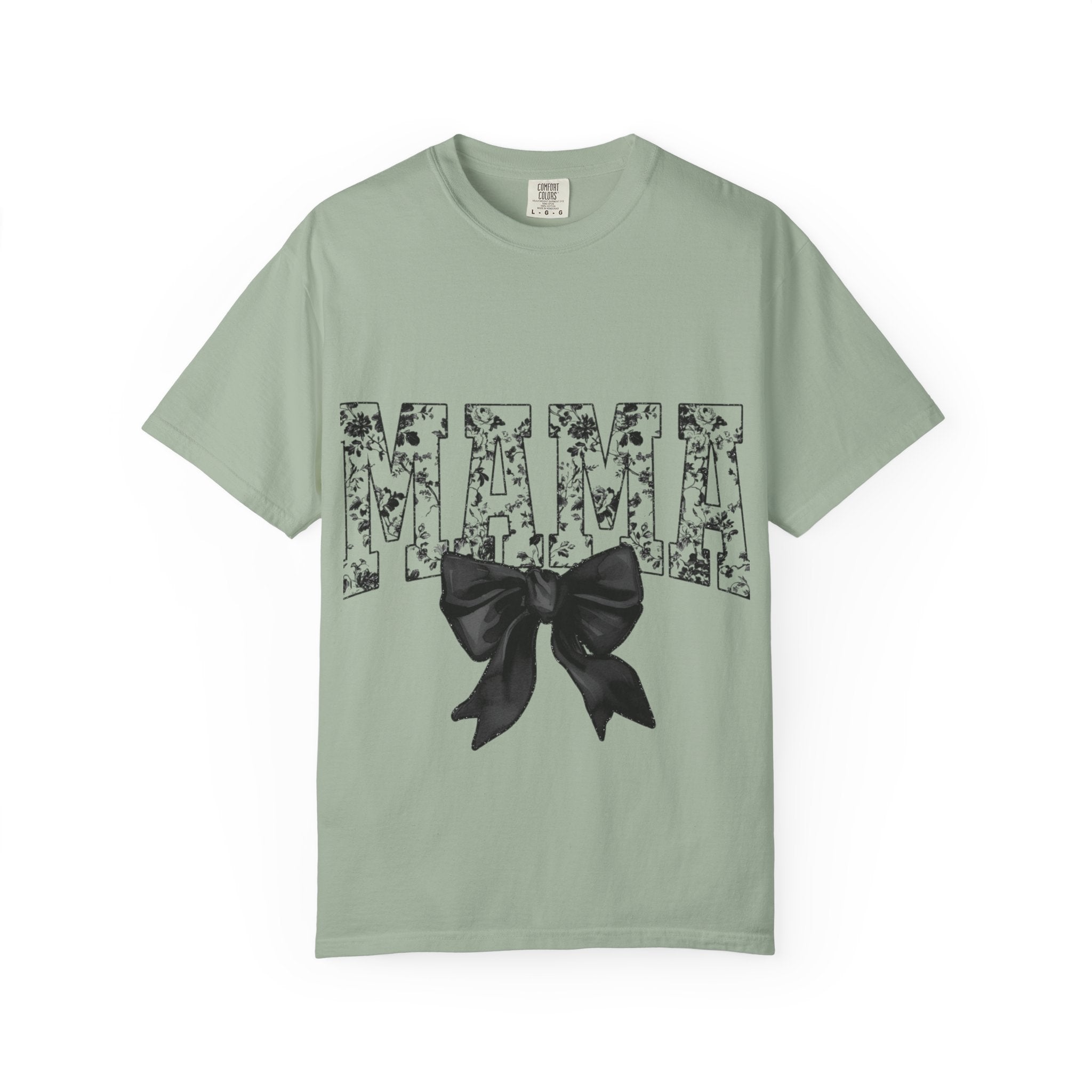 Mama Floral Bow T-Shirt — Mother's Day Floral "MAMA" Tee