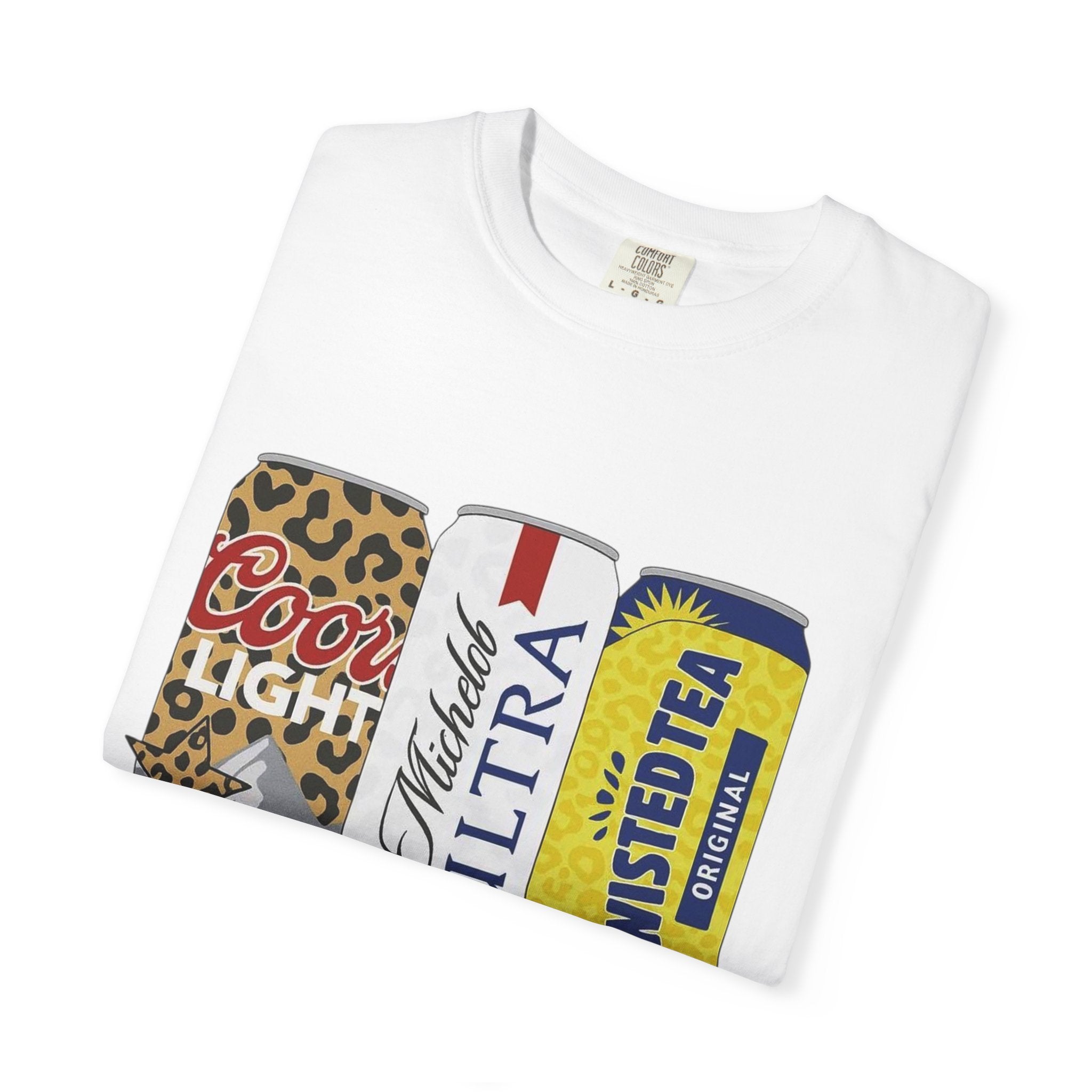 Beer Cans Graphic T-Shirt — "You look like I need a drink"