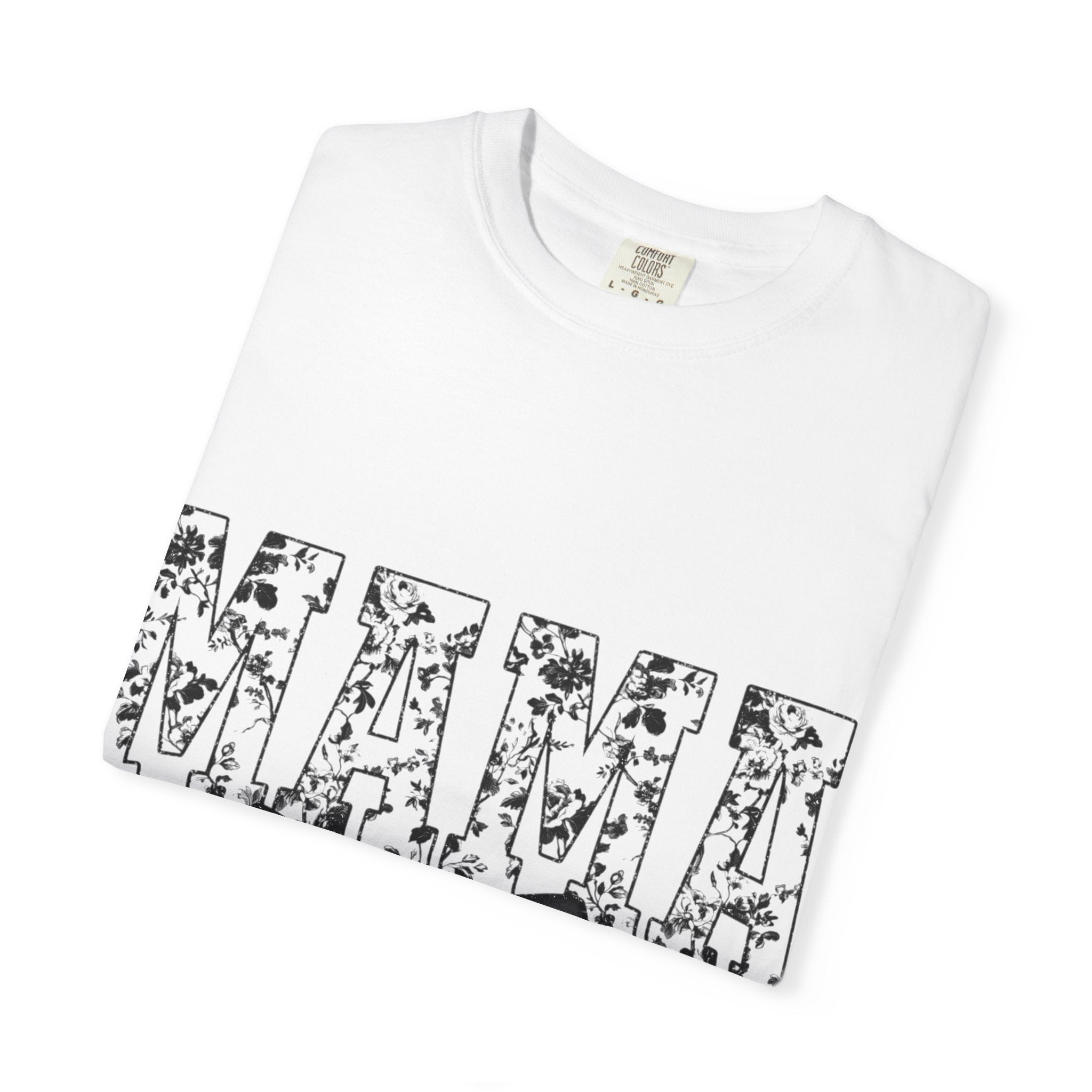 Mama Floral Bow T-Shirt — Mother's Day Floral "MAMA" Tee