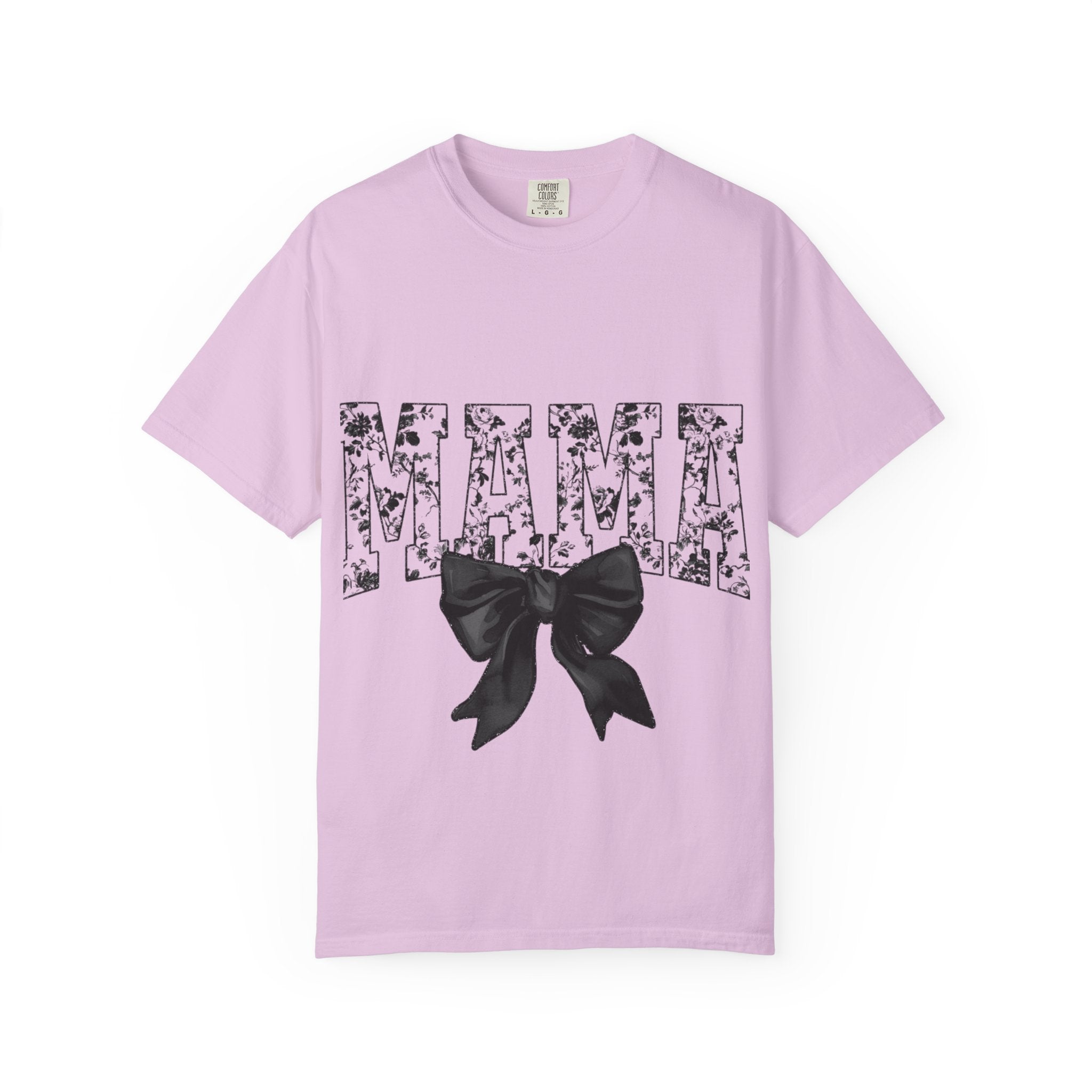 Mama Floral Bow T-Shirt — Mother's Day Floral "MAMA" Tee