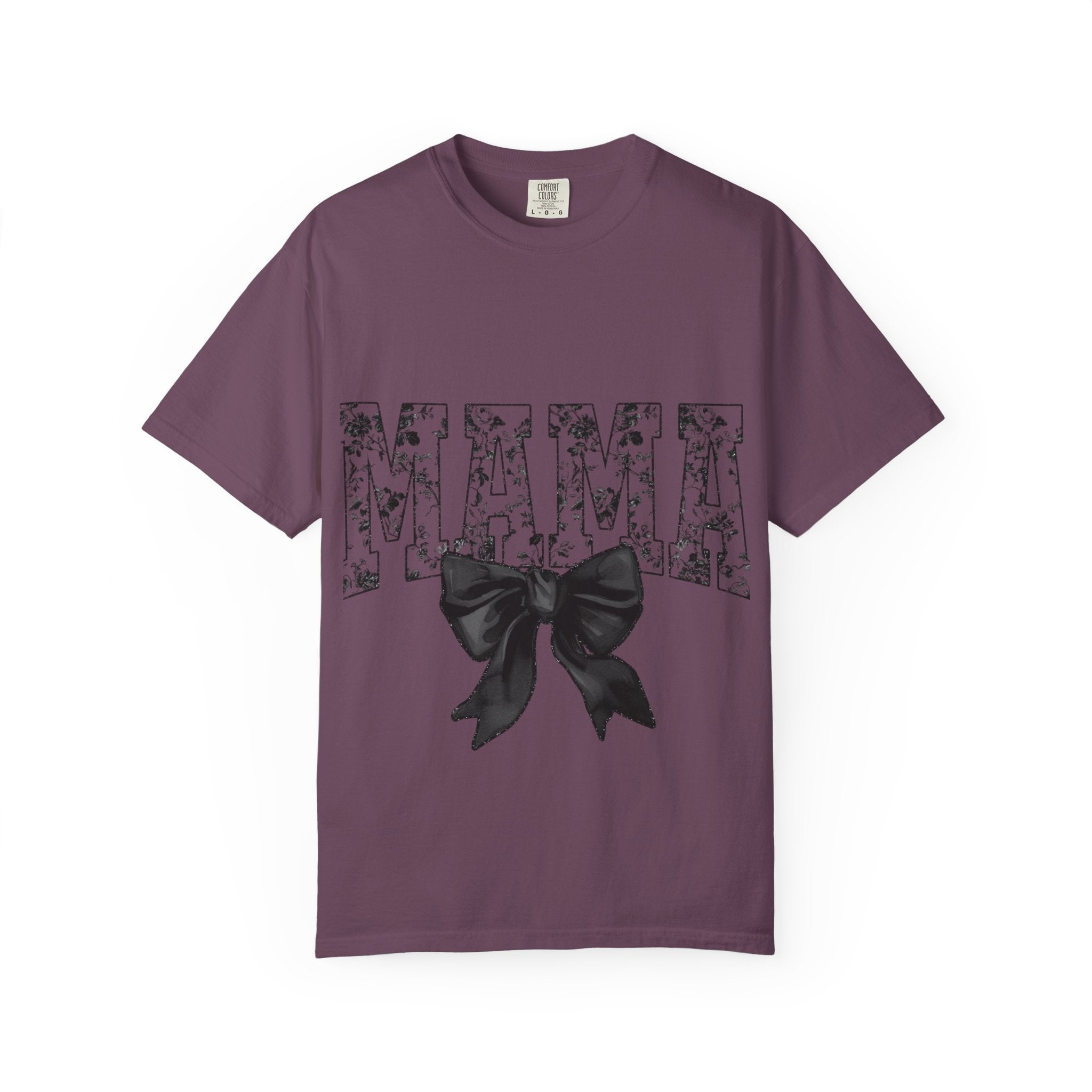 Mama Floral Bow T-Shirt — Mother's Day Floral "MAMA" Tee