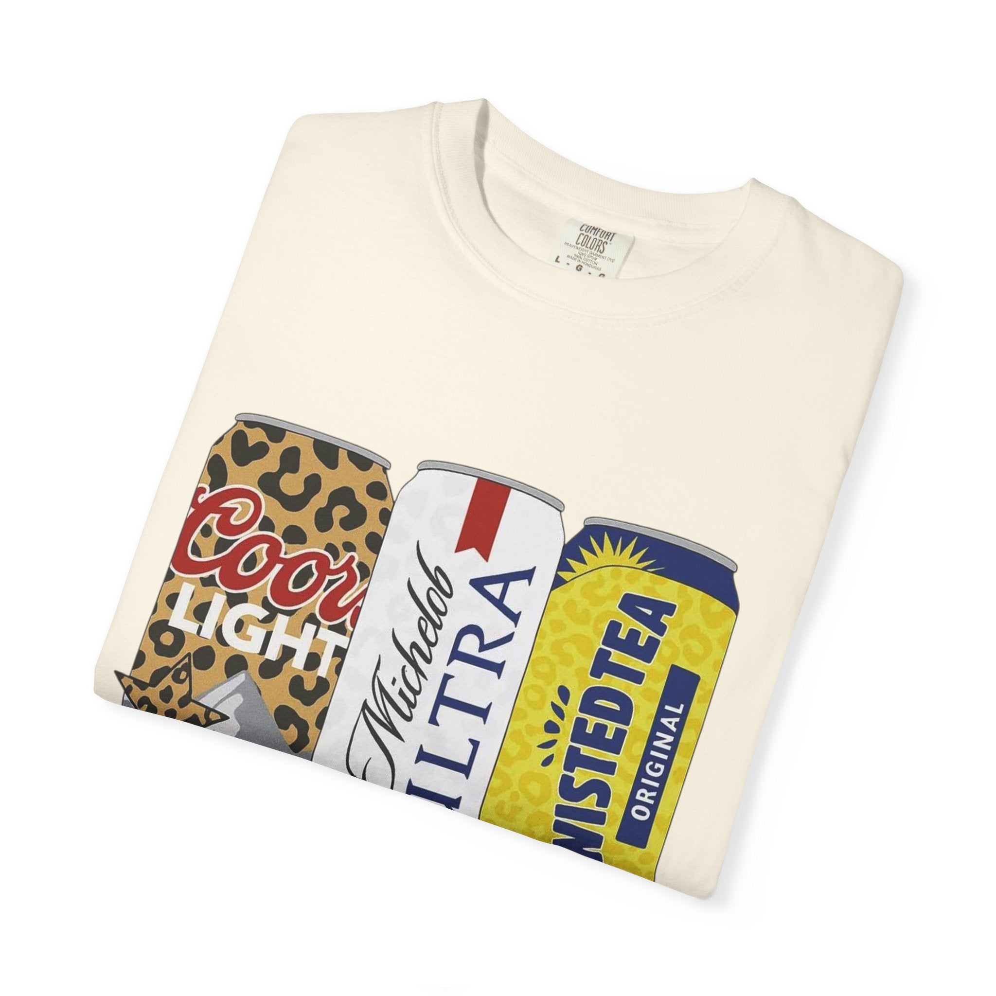 Beer Cans Graphic T-Shirt — "You look like I need a drink"