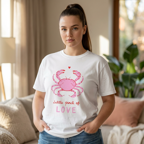 Crab 'Little Pinch of Love' T-Shirt