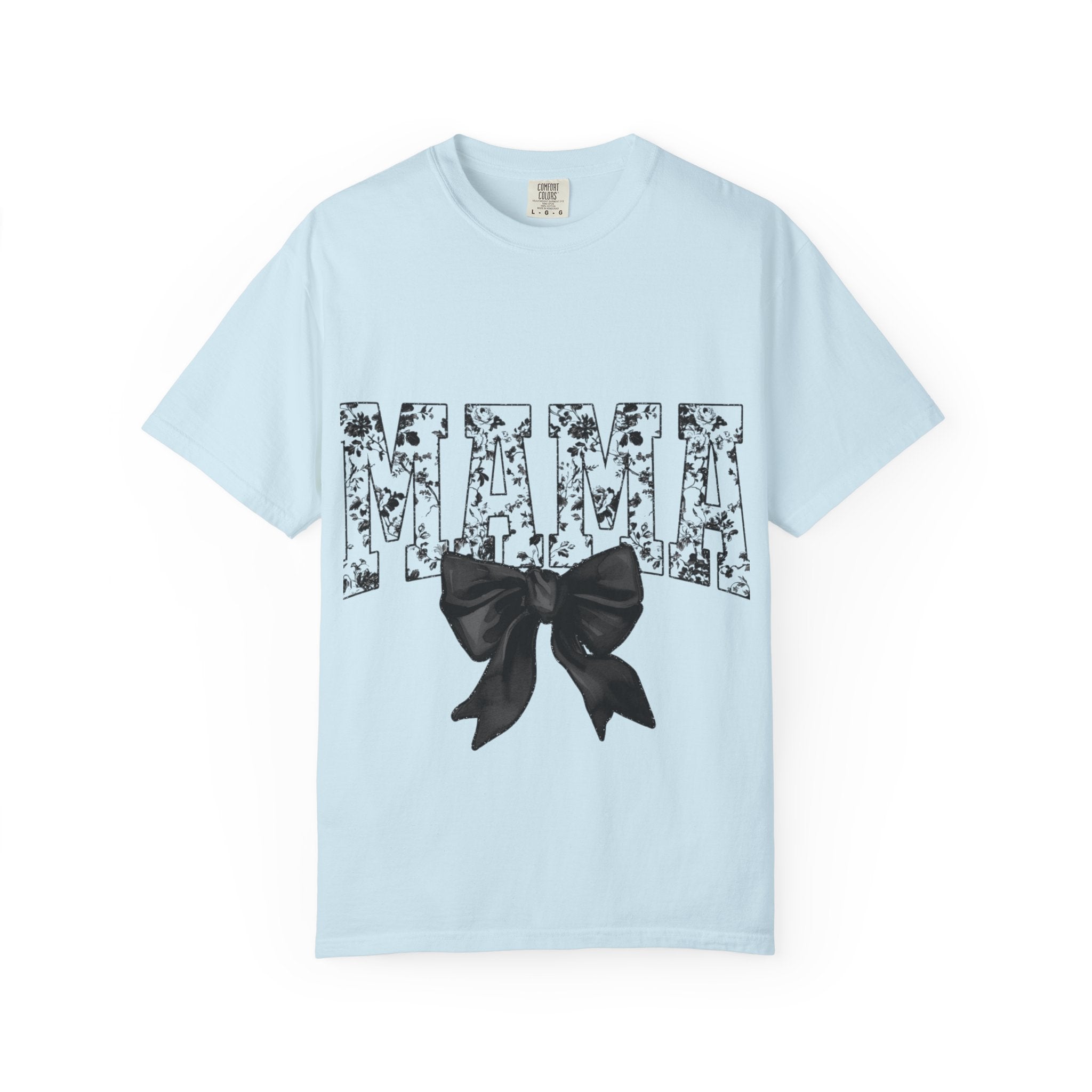Mama Floral Bow T-Shirt — Mother's Day Floral "MAMA" Tee