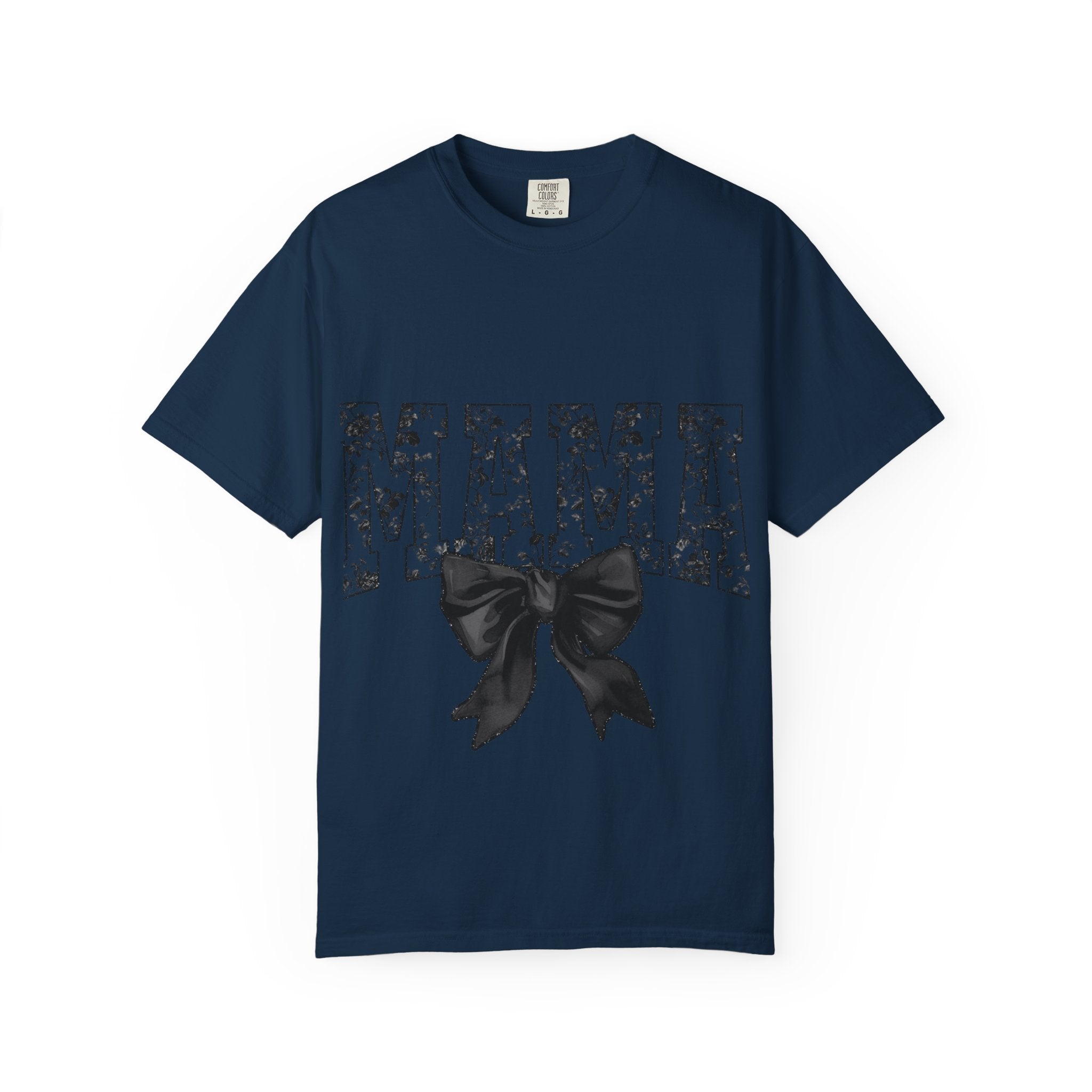 Mama Floral Bow T-Shirt — Mother's Day Floral "MAMA" Tee