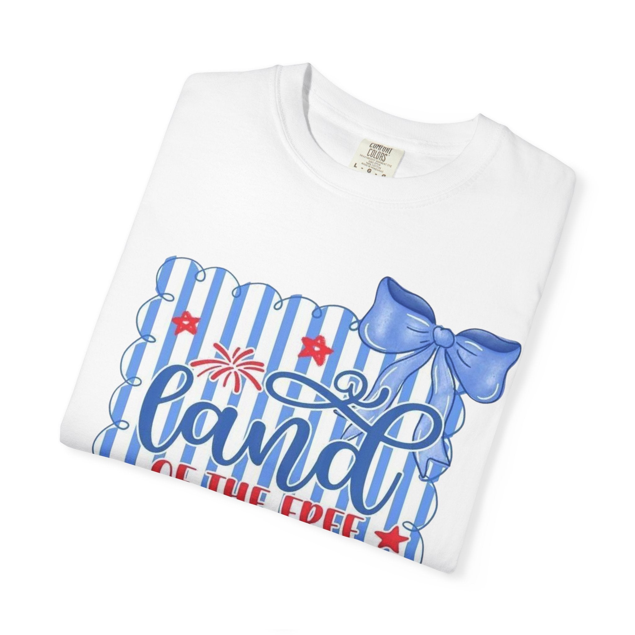 Patriotic "Land of the Free, Because of the Brave" T-Shirt